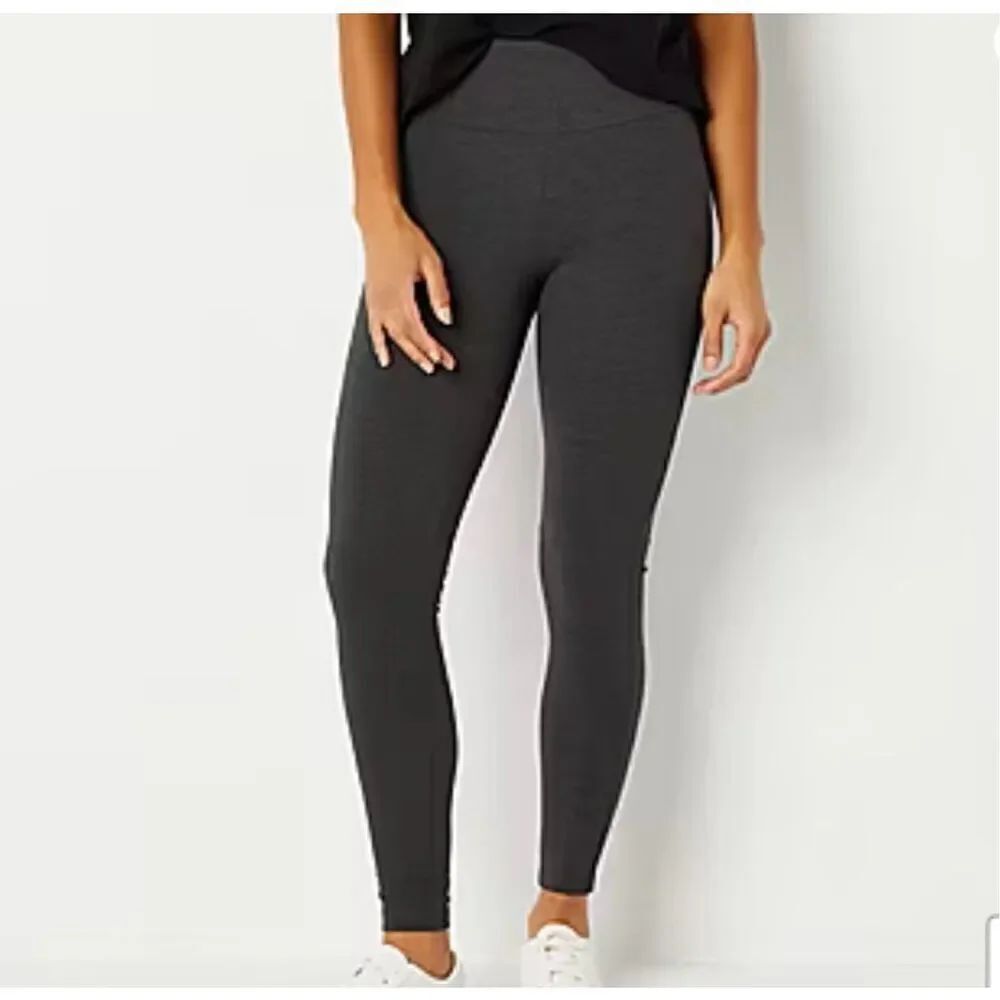 Womens Champion Performance Dri-Fit Moisture Wicking Charcoal Gray Leggings - S